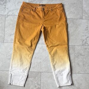 Prana - Yellow Ombre Capris